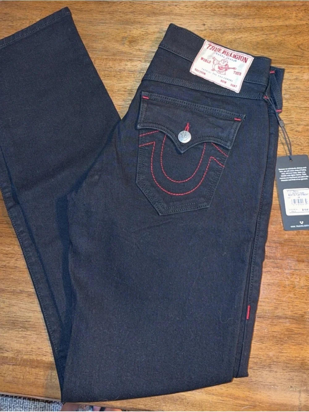 black true religion jeans